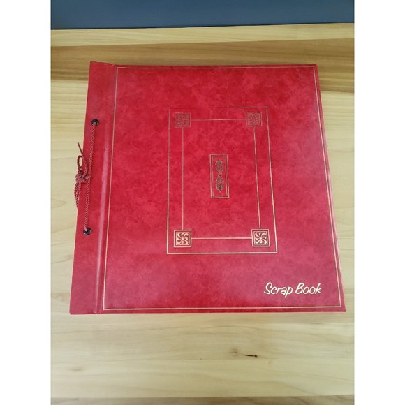 Vintage Other - Brand New Vintage 60s(?) Red Scrapbook